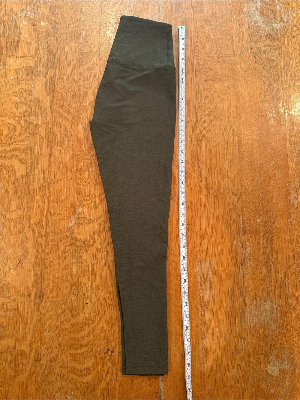 Women’s Olive Green Beyond Yoga Spacedye Caught in the Midi High-Waist Leg
